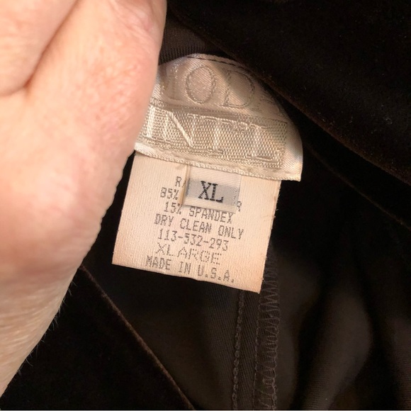 Moda Int’l Vintage Chocolate Brown Dress. Size XL. - Picture 11 of 12